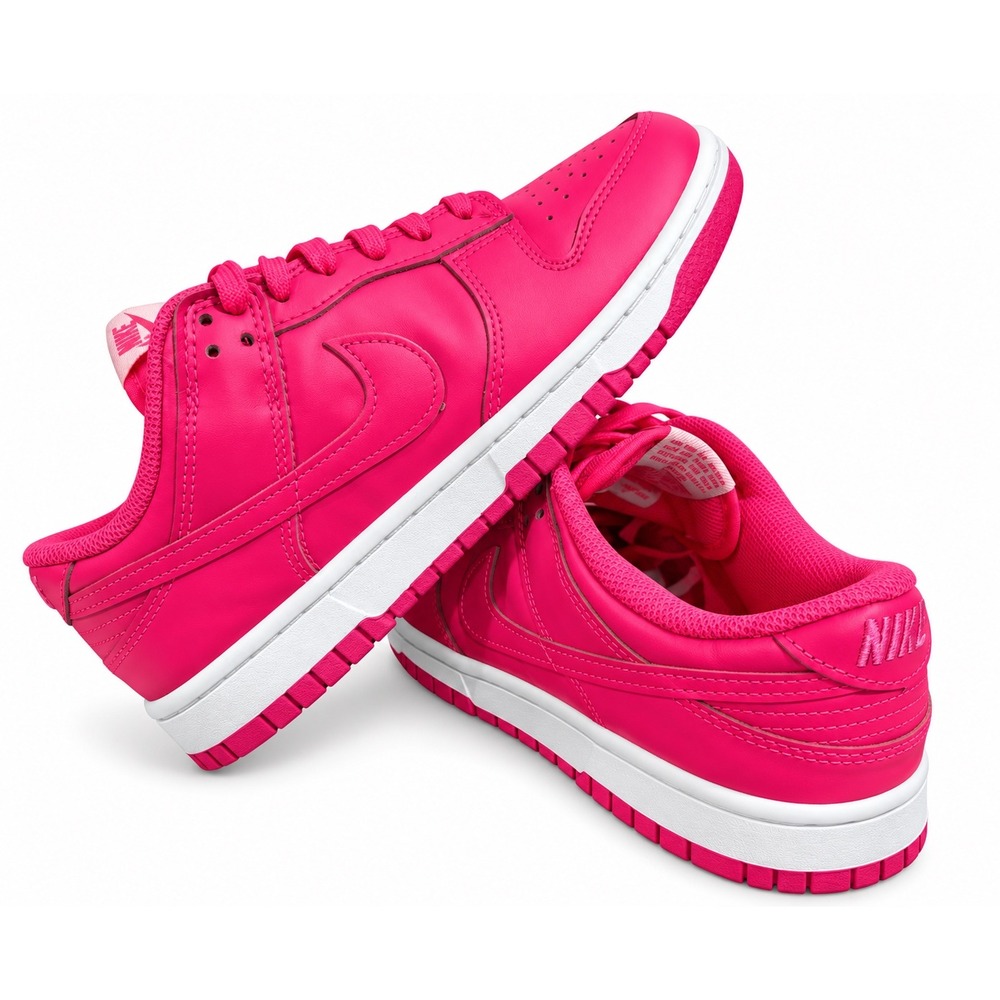 Nike Dunk Low Triple Pink Hyper Pink Sneakers DZ5196-600 Womens 8